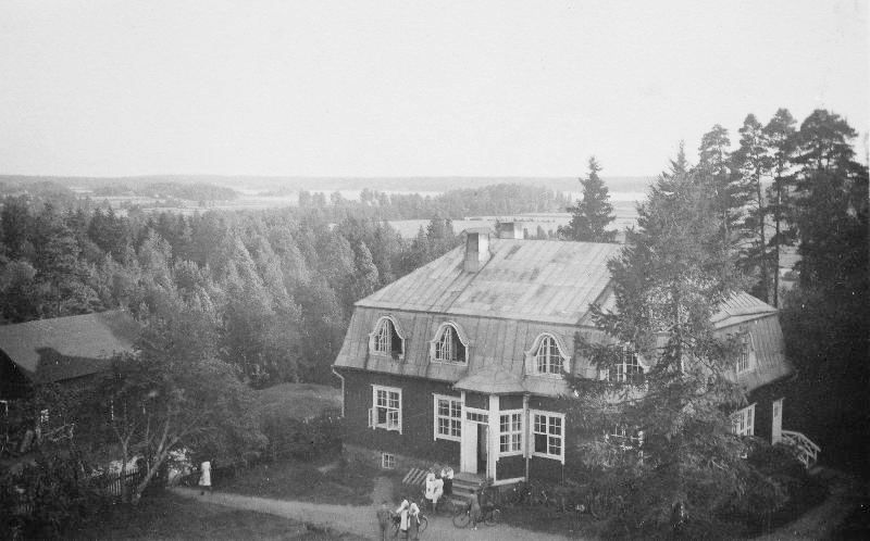 Finns folkhögskolas internat, så som det såg ut 1946