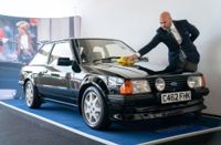 Dianas Ford Escort RS Turbo Series 1 visas inför auktionen.
