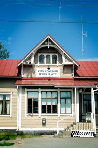 Stationshuset i Kyrkslätt.
