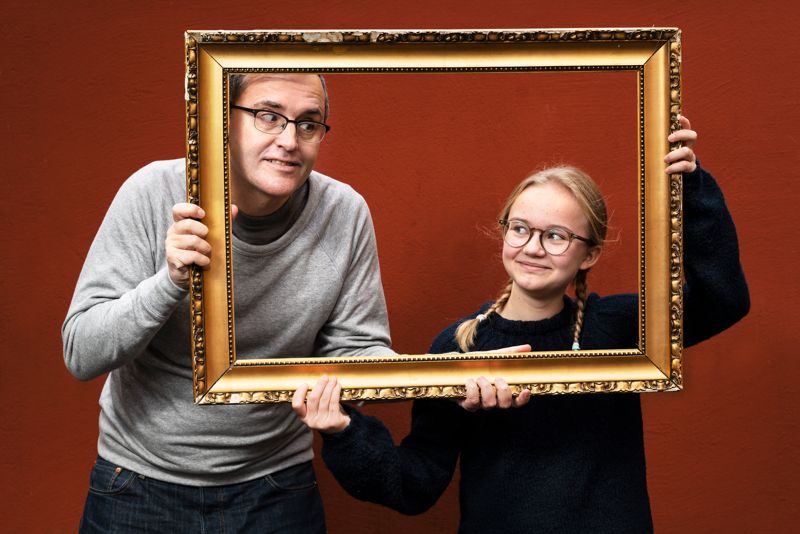 Sebastian Nyberg är aktuell med sin andra barnbok i höst: deckaren Adjutantens hemlighet.