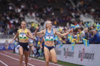 Publikfavoriten Sara Kuivisto avrundade sitt 2022 genom att bli dubbelsegrare i Sverigekampen på 800 och på 1500 meter.