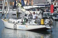 Tapio Lehtinen kastade loss från Les Sables d'Olonne i september när tävlingen inleddes.