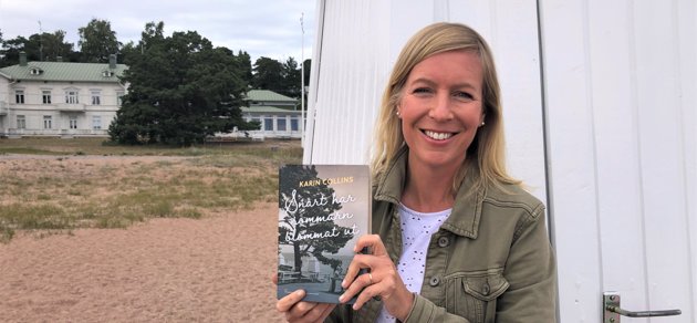 Karin Collins har skrivit en historisk roman från Hangö.