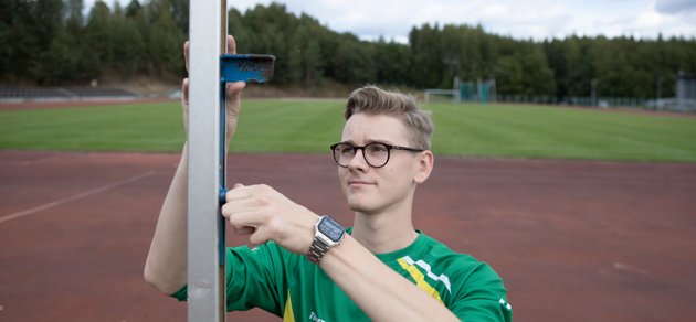 Johan Grönroos hoppas kunna etablera sig som en elithöjdhoppare.