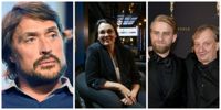 Hockeyveteranen Teemu Selänne, liga-vd:n Kati Kivimäki och mångsysslarna Joel och Hjallis Harkimo.