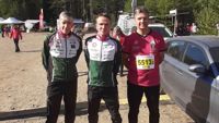 Leif Haajanen, Jörgen Nyman och Jan Wasström noterades för en fin sjätte plats.