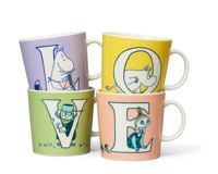 Muminmamma, Mumin, Råddjuret och Mymlan pryder de fyra första Muminmuggarna som lanseras under hösten.