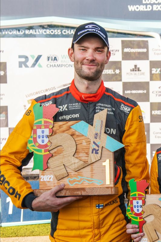 Niclas Grönholm fick segern tilldömd efter loppet.