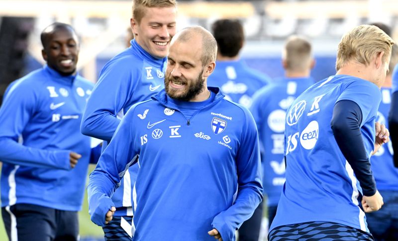 Teemu Pukki trivs i landslaget.