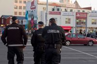 Isländsk polis utreder ett terrorbrott för första gången.