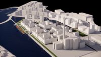 Så här kan Hanaholmen i Helsingfors byggas ut.
