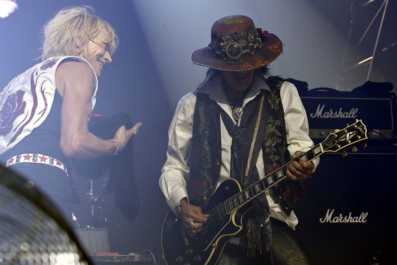 Kemin mellan Michael Monroe och Andy McCoy var på topp.