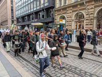 Den största miljödemonstration förra året, skogsmarschen, hade målsättningen att skydda Finlands skogsnatur och våra kolsänkor.