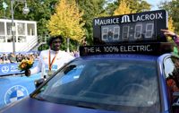 Eliud Kipchoge putsade sitt eget världsrekord i Berlin.