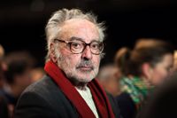 Jean-Luc Godard under en prisceremoni i Zürich 2010.
