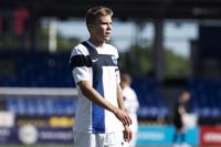Oliver Antman var utmärkt i landslagsdebuten.