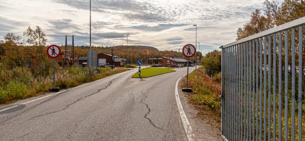 Storskog gränsstation på gränsen mellan Norge och Ryssland.