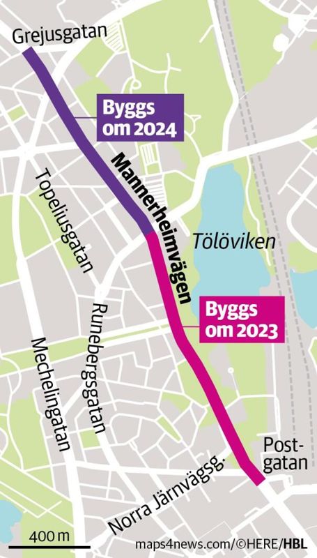 Renoveringen av Mannerheimvägen