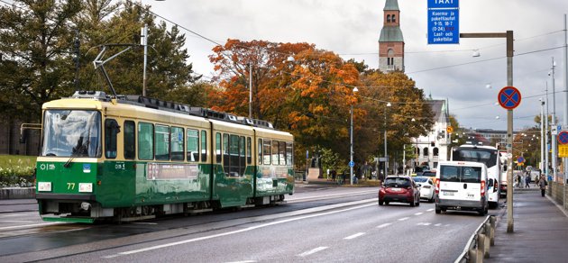 Mannerheimvägen i Helsingfors