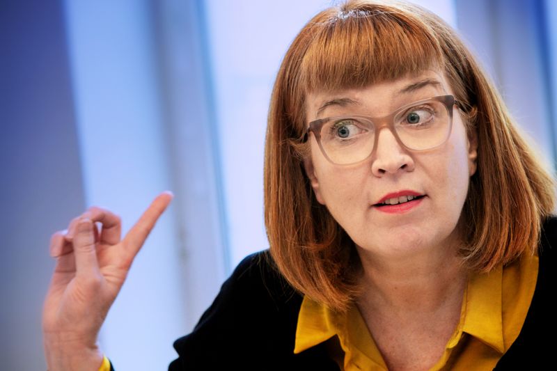 Mikaela Nylander (SFP) är styrelseordförande i Östra Nylands välfärdsområde.