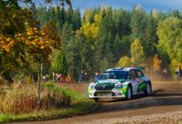 Emil Lindholm blir tvåa i FM-serien i rally.