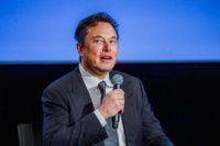 Elon Musk i samband med ett besök i norska Stavanger förra året. Arkivbild.