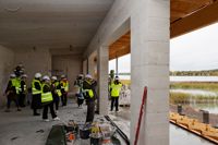 Bostadsmässaområdet behöver mera pengar. Bilden är tagen på hösten 2022.