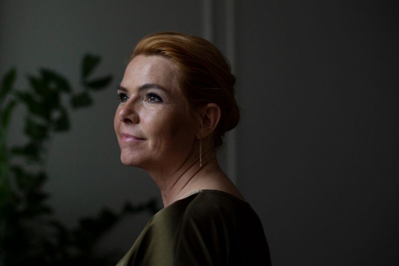 Inger Støjberg är partiledare för Danmarksdemokraterna som grundades i juni 2022.