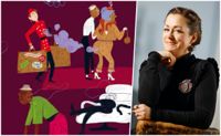 Malin Klingenberg (t.h) är aktuell med boken Fisens liv, utgiven sv förlaget Schildts & Söderströms 2019. Boken innehåller illustrationer av Sanna Mander.