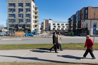 Invånarnas stöd är viktigt när Nickby byggs ut, betonade kommunens planerare 2018 när de här byggarbetena var aktuella.