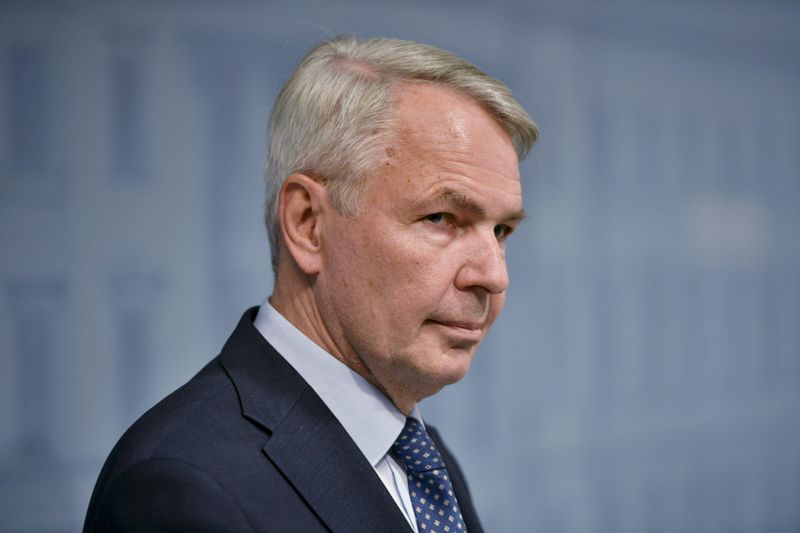 Utrikesminister Pekka Haavisto.