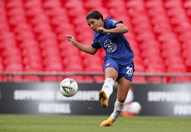 Sam Kerr, Chelsea. Arkivbild.