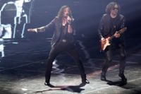 Bulgariens Intelligent Music Project framträdde med sitt Eurovisionbidrag i italienska Turin. Arkivbild.