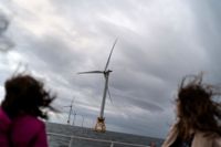 Ørsted satsar hårt på havsbaserad vindkraft. Bilden är från företagets projekt vid Rhode Islands kust i USA.