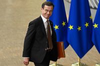 Ulf Kristersson anländer till första EU-toppmöte i Bryssel den 20 oktober. I dag besöker han Helsingfors.