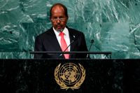 Somalias president Hassan Sheikh Mohamud. Arkivbild.