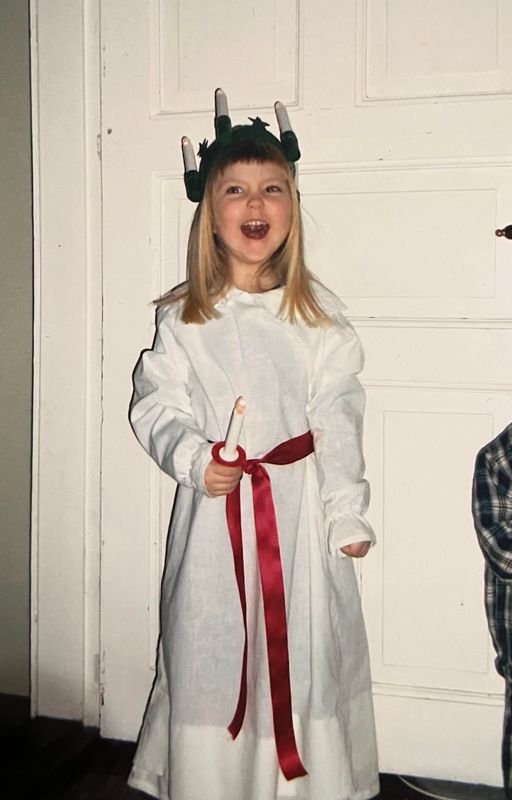 Moa var lucia redan i dagisåldern.