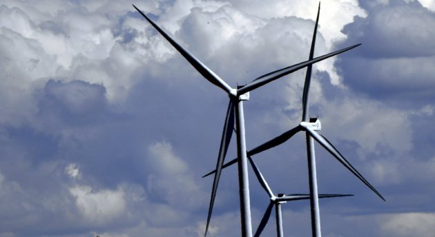 Vindkraftverk i Björneborg.