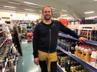 Jan-Niclas Jansson från Hangö Bil- och Båthus är den som leder Hangö Företagare efter årsskiftet.