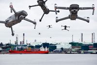 Raffinaderiet i Sköldvik har varit föremål för nyfikna drönaroperatörer.