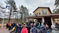 Svenska dagen firades i Salpar skola med en stor byskoledag som lockade många deltagare.
