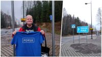 Björn Lindholm hoppas att t-tröjan ska bli ett bra startskott för nätbutiken.