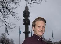 Sebastian Backman i Böle inför avfärden till fotbolls-VM i Qatar.
