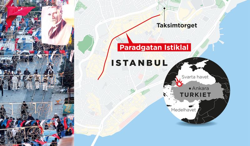 Explosionen inträffade centralt i en av Europas största städer.
