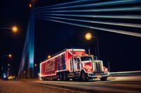 Den 19 meter långa jullastbilen besöker också Borgå i år.