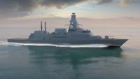 En illustration från tillverkaren BAE Systems föreställande en av de nya fregatterna.