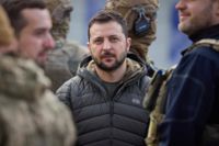 Miljontals ukrainare är utan el enligt landets president Volodymyr Zelenskyj. Arkivbild.