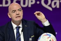 Gianni Infantino kallar kritiker av Qatar-VM för hycklare.