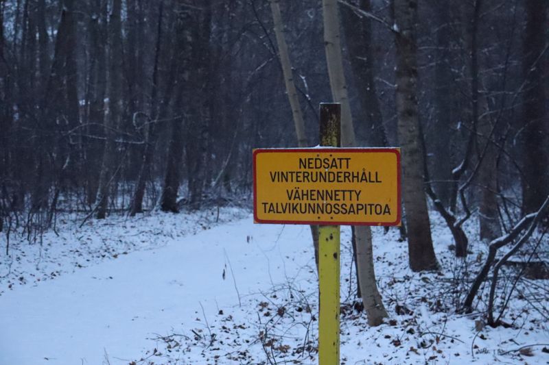 Nu är det dags. Vinterns första snö har fallit.