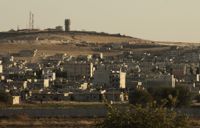 Bild över Kobane. Arkivbild.